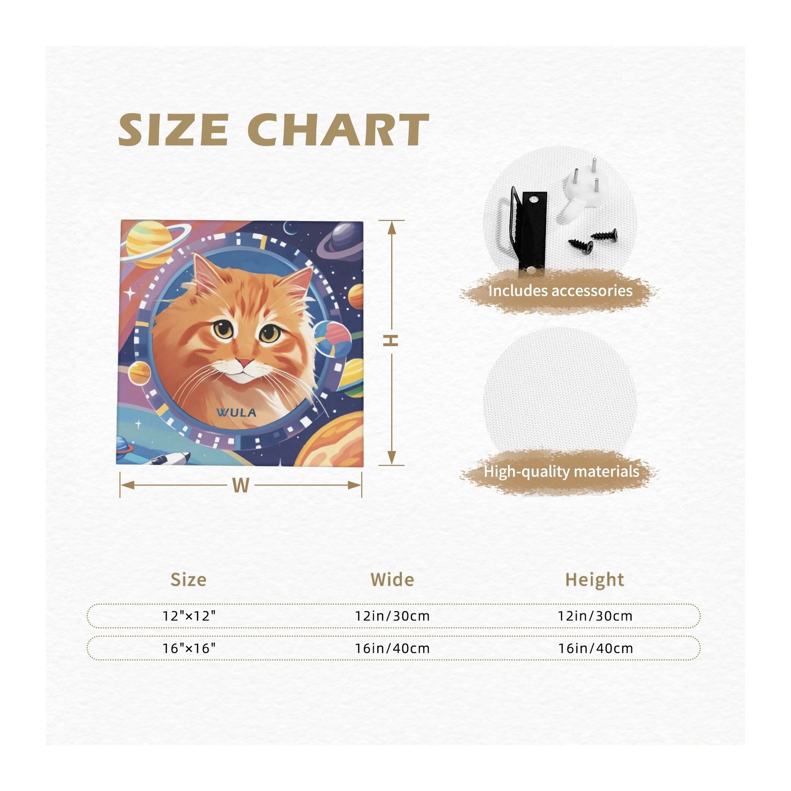 Custom Pet Portrait Canvas Prints – Waterproof | Eco-Friendly & Odorless | Crack-Resistant Wall Art for Dog & Cat Lovers - Image 2