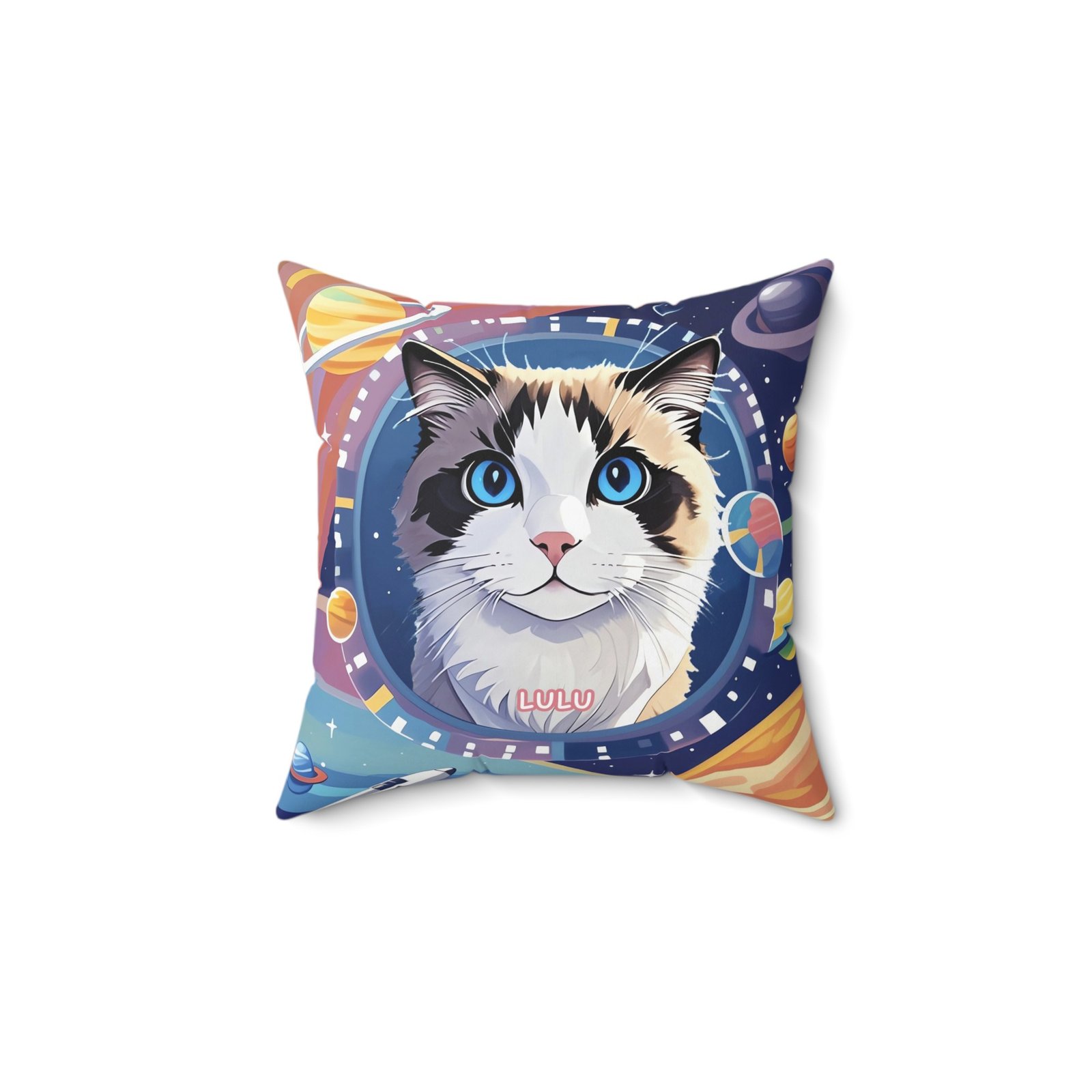 Custom Cushion – Pet Portrait | 100% Recycled Fluff | Never-Flat Style