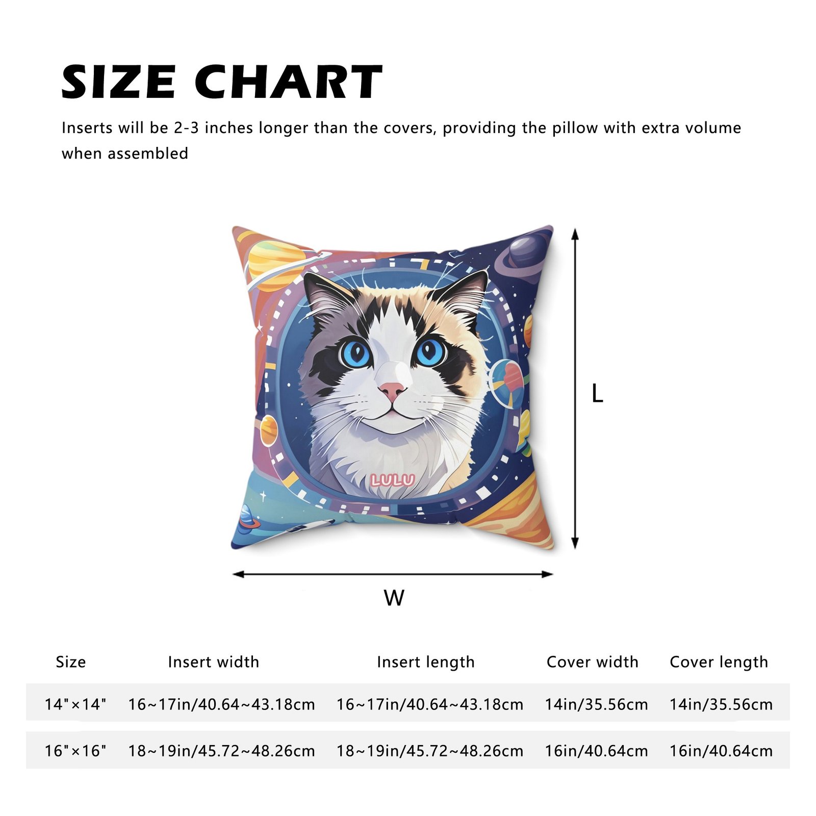 Custom Cushion – Pet Portrait | 100% Recycled Fluff | Never-Flat Style - Image 2