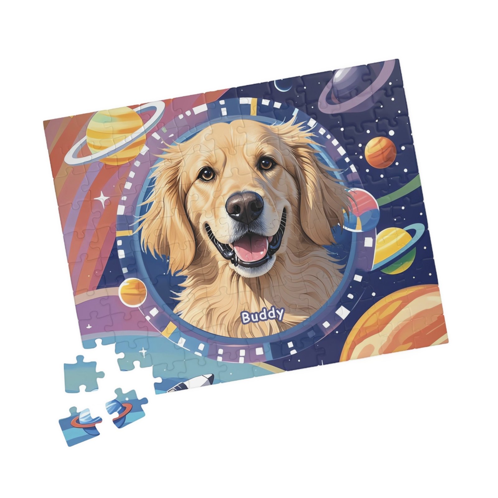 Custom Puzzle with Pet Portraits – Pet Portraits | AI Art Fun - Image 2