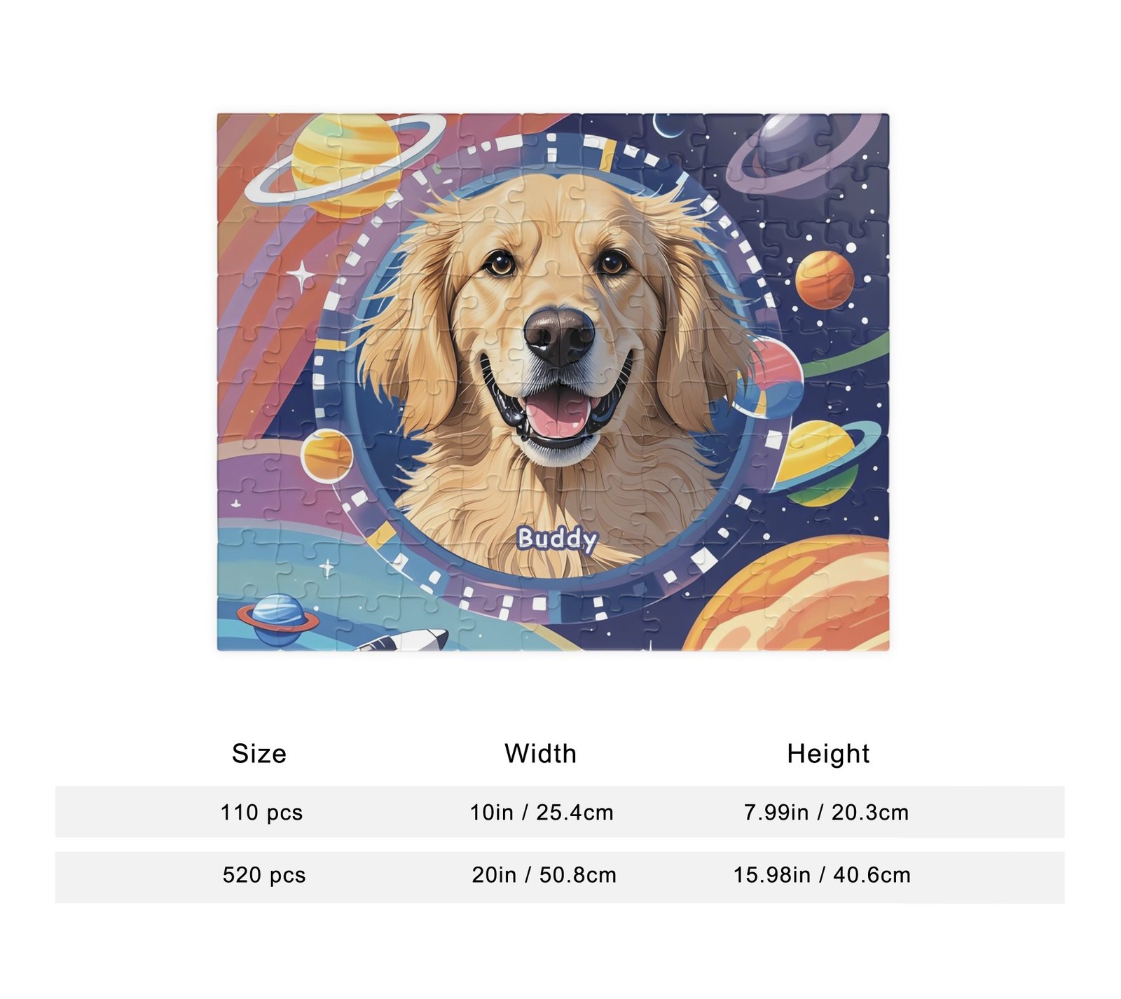 Custom Puzzle with Pet Portraits – Pet Portraits | AI Art Fun - Image 4