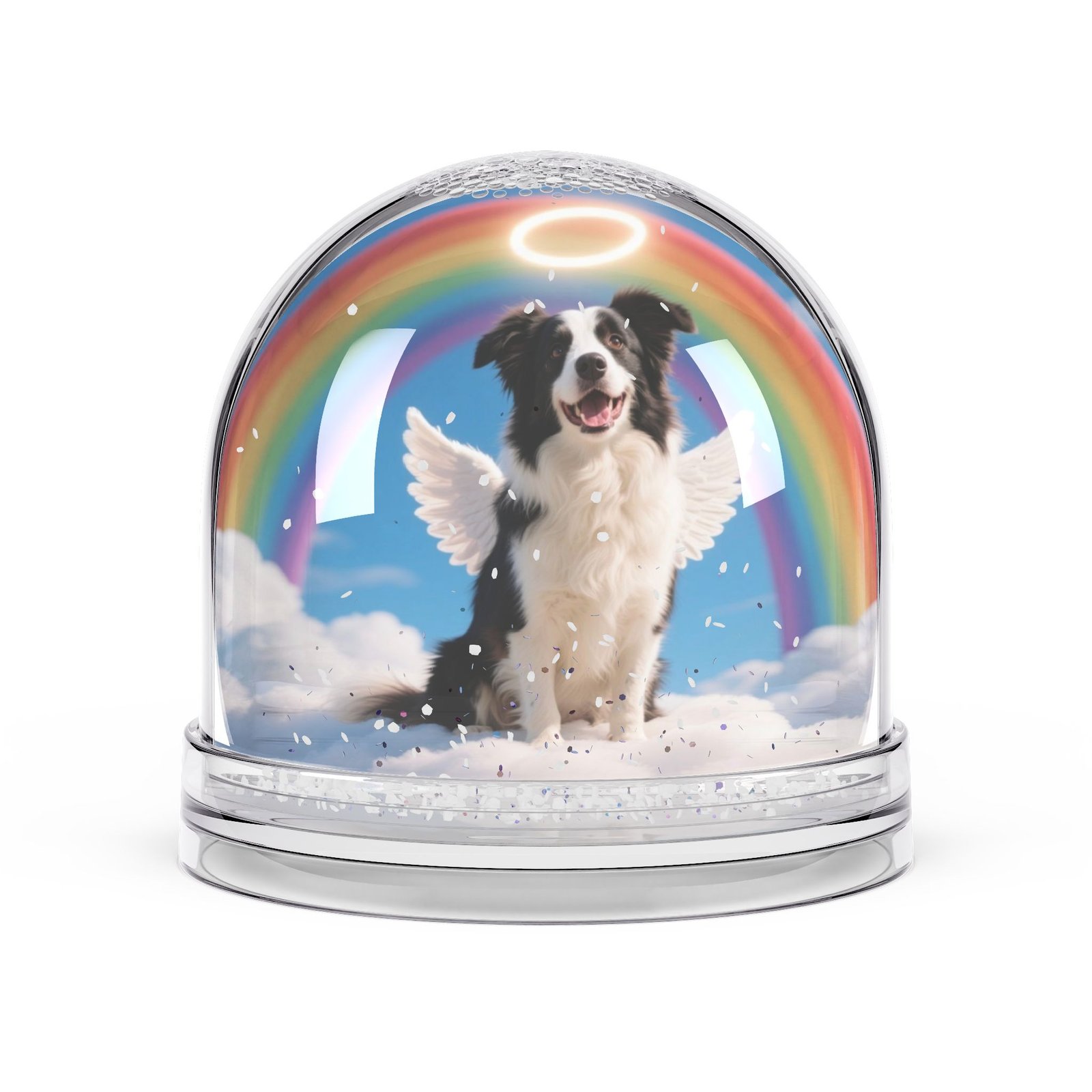 Custom Pet Photo Snow Globe – A Festive Tribute to Your Furry Companion