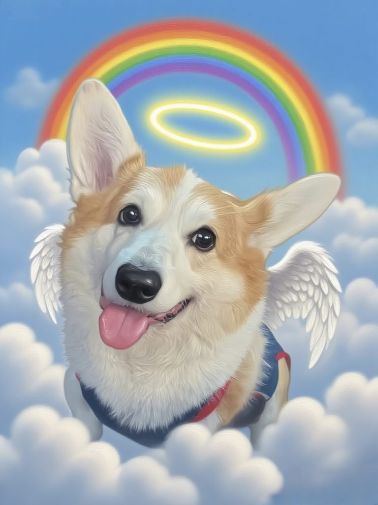 Farewell Coffee — Pet Memorial | Rainbow Bridge Poem