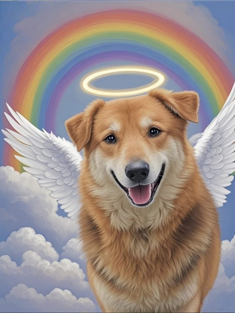 Andrew the Gentle Dog – A Pet Rainbow Bridge Poem for Dog Loss and Quiet Love