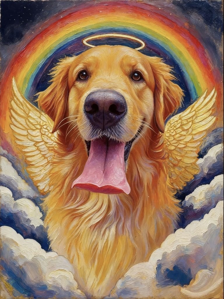 Fig the Joyful Dog – A Pet Rainbow Bridge Poem for Dog Loss and Laughter
