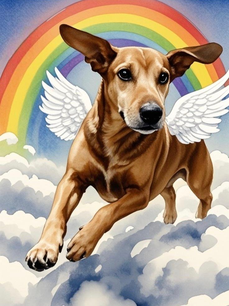 Bramble’s Dog Loss Tribute – Pet Rainbow Bridge Poem for a Loyal Guardian