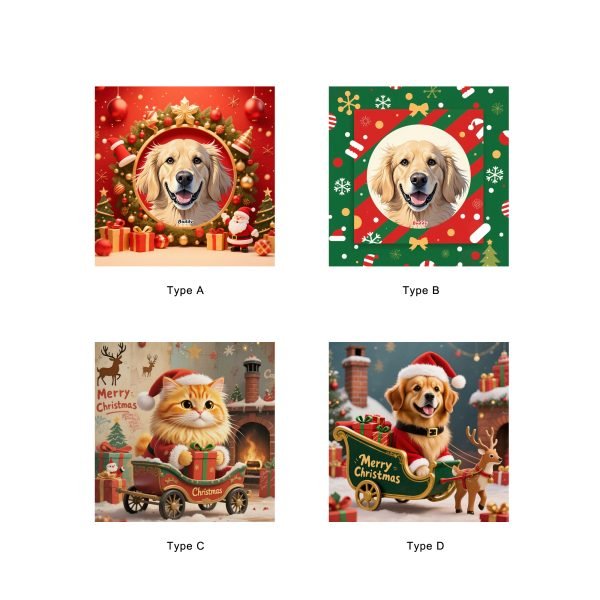 Christmas Limited | Customize Pet Portraits - AI Art | Gifts for Cat & Dog Lovers
