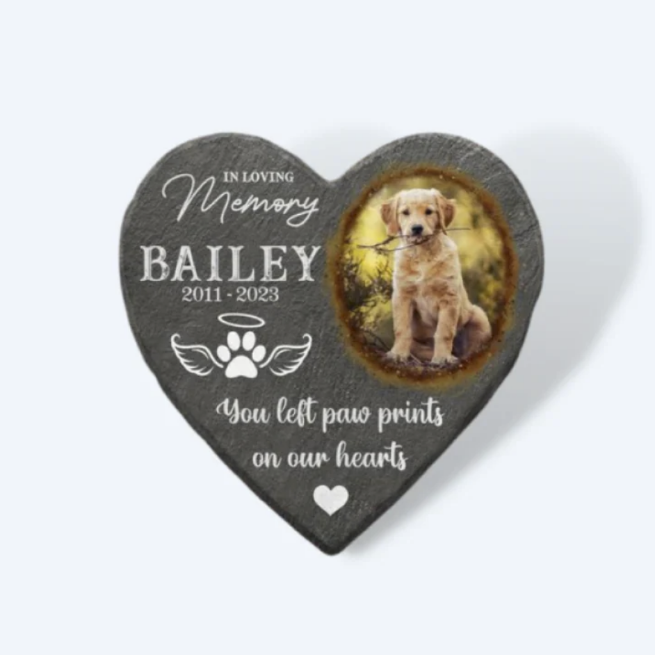 Heart-Shaped Burial Marker