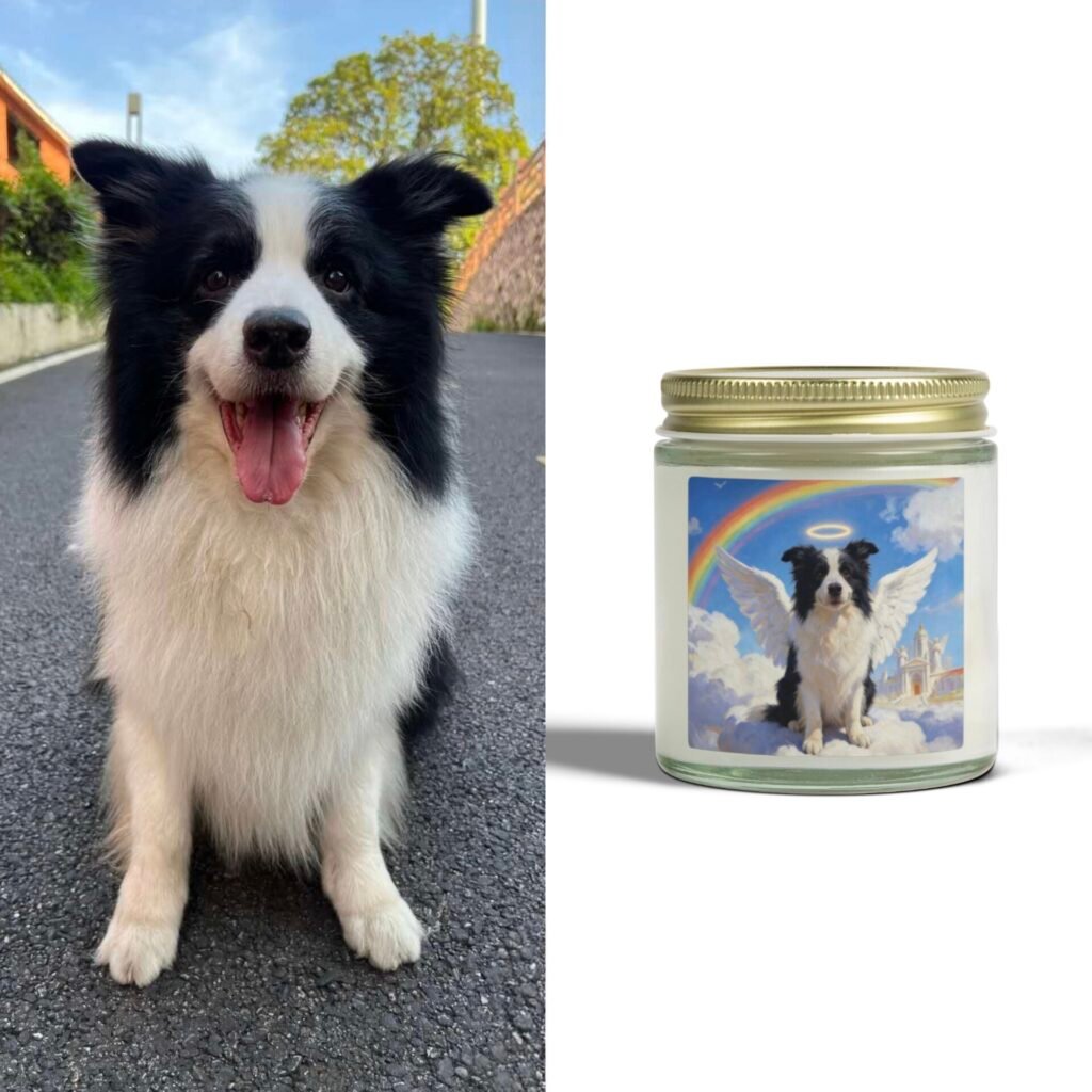 pet memorial gifts candle for condolences for loss of pet sympathy gift
