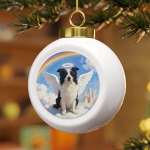 Personalized Memorial Ornaments for Dogs & Cats – Custom AI Angel Portrait | Pet Memorial Ornament, Pet Loss Gift for Grieving a Pet