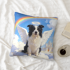 Memorial Pillows for Pet Loss – Personalized Angel Portrait | Custom Pillow with Photo