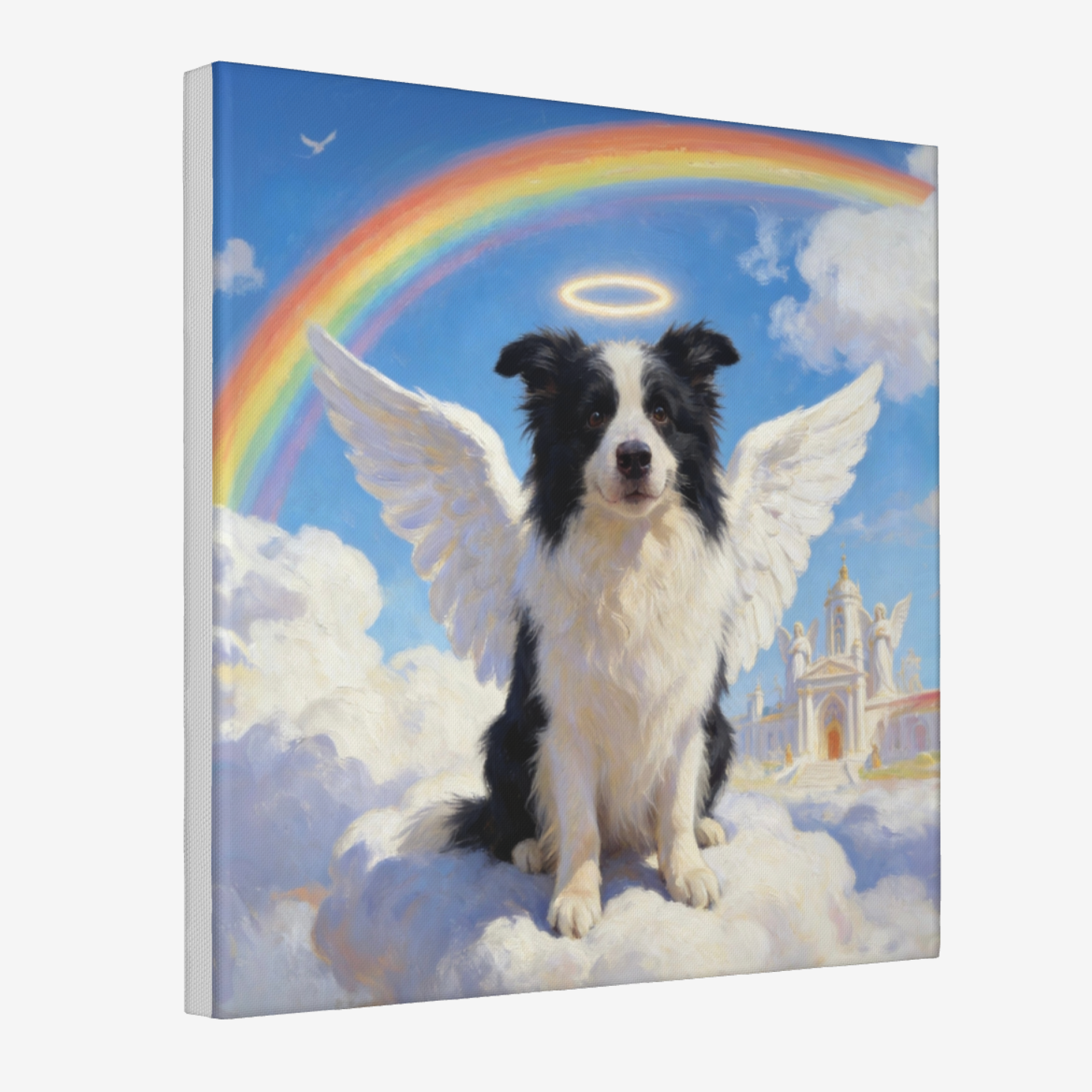 Furever Loved Pet Memorial Canvas Portrait