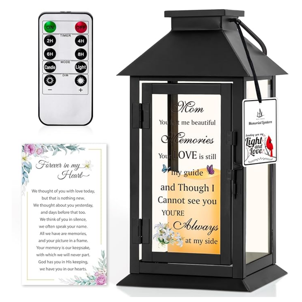 Memorial Lantern Bereavement Gifts in Memory of Loved pets