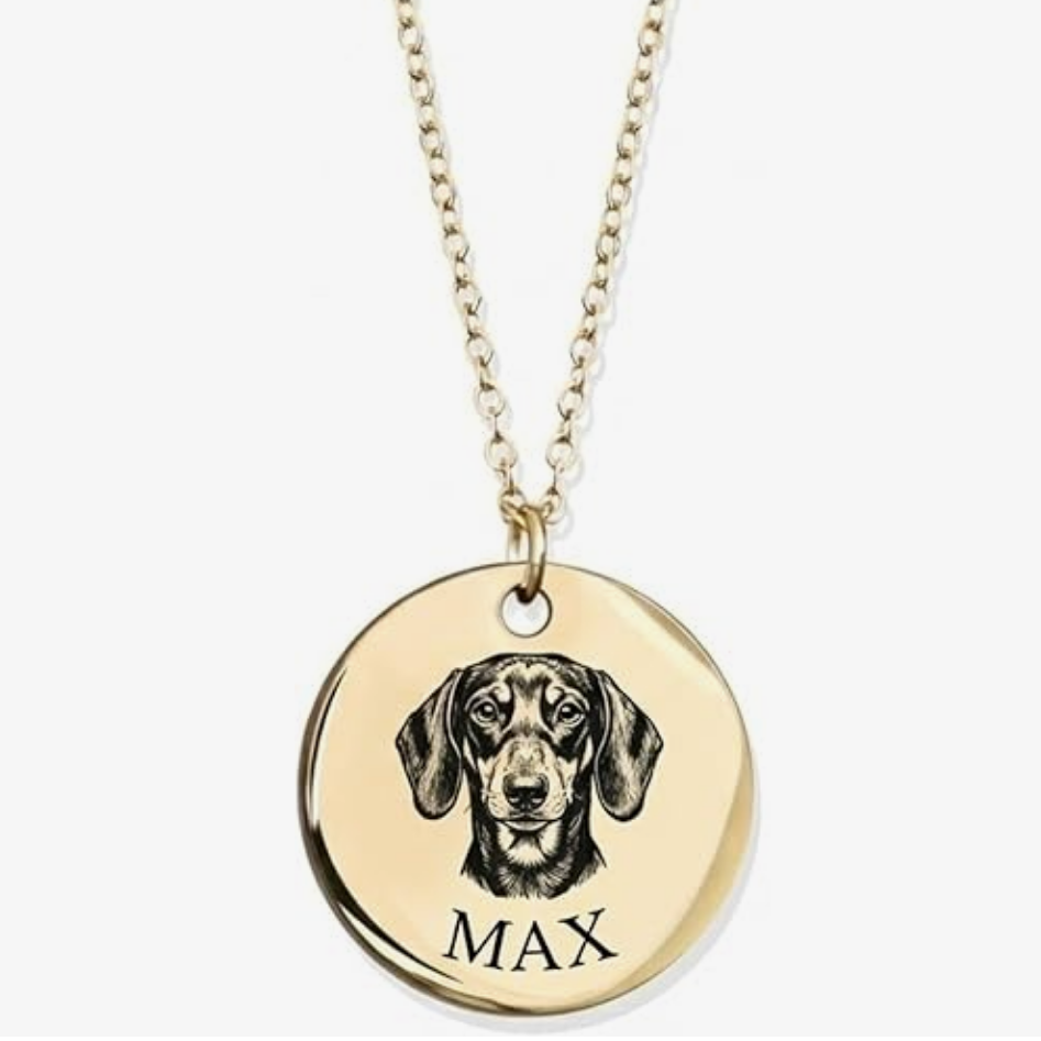 Personalized Pet Portrait Necklace
