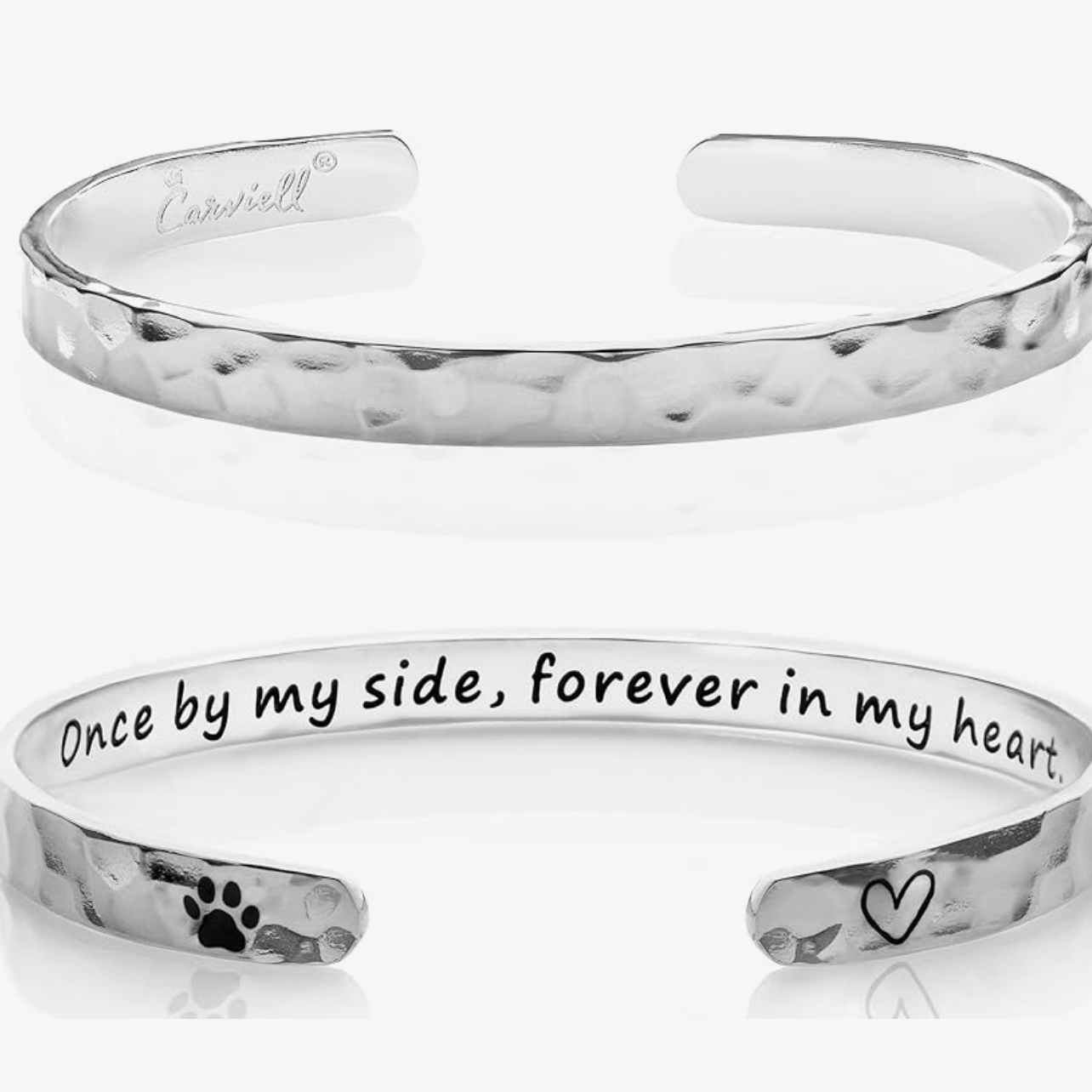 Engraved Cuff Bracelet for Pet Memorial