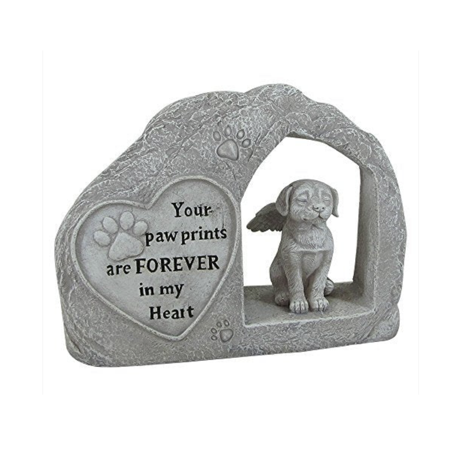 Polyresin Memorial Dog Angel Pet Statue outdoor pet urn