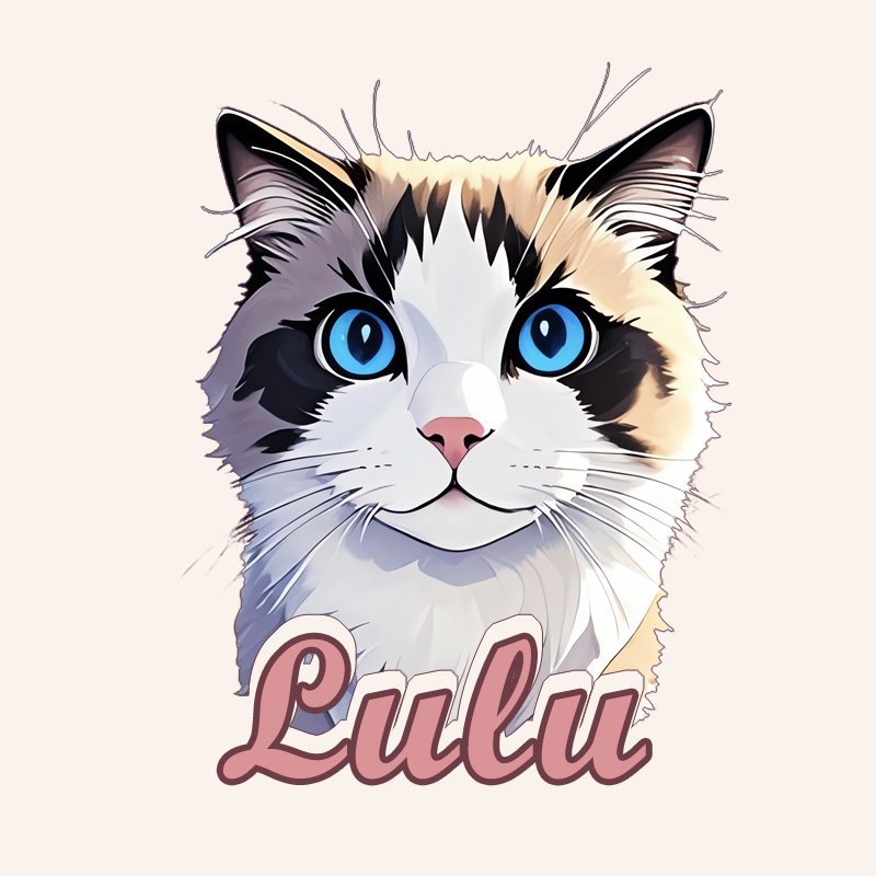 Solo Star Pet Portrait Canvas