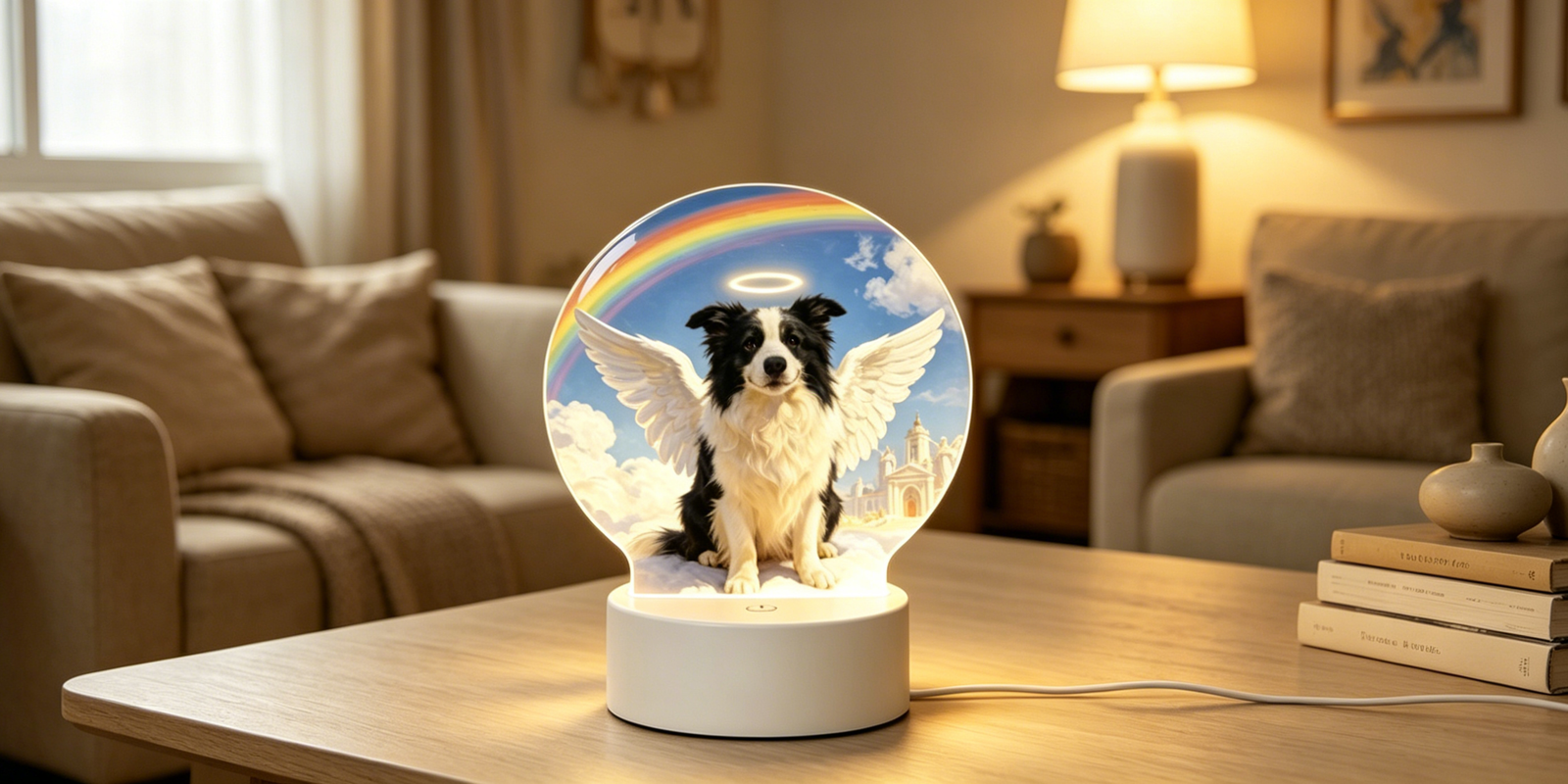 Pet Memorial LED Frame