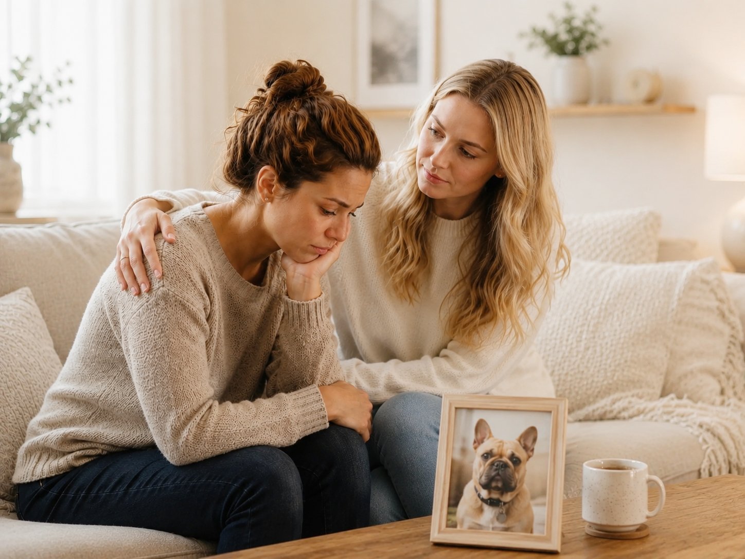 Pet sympathy gift ideas for a friend grieving the loss of their dog